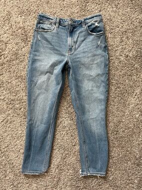 Abercrombie & Fitch Men's Light Blue Straight Jeans